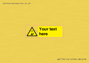 Custom Falling Ice sign